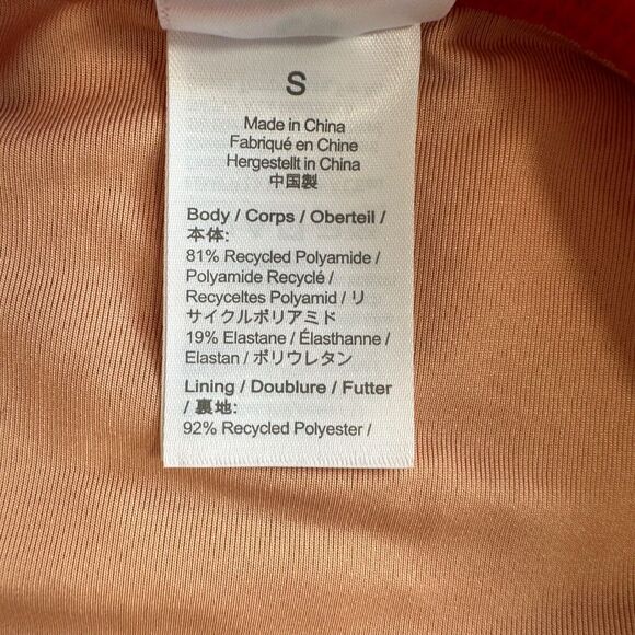 J Crew Ribbed Trim Hipster Bikini Bottom Pink Small BH485 Full Coverage New - Picture 4 of 7